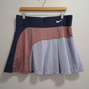 Nike Colorblock Dri-fit Skort Skirt With Shorts Tennis Golf Size XL Tall